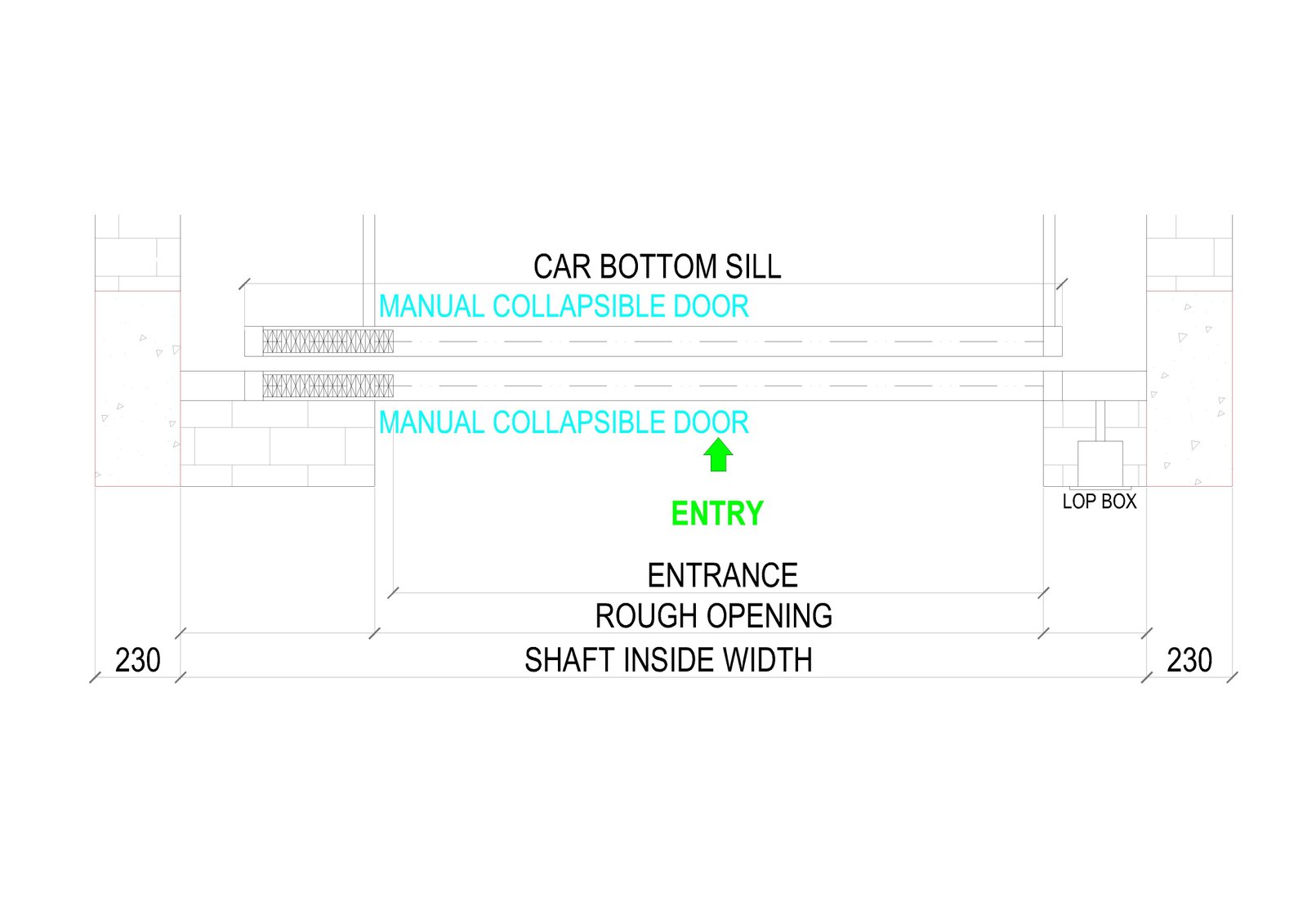 COLLAPSIBLE DOOR